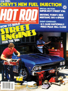 HOT ROD 1981 OCT - NANCY, VW’s, DUSTER, TBI, MUSTANG